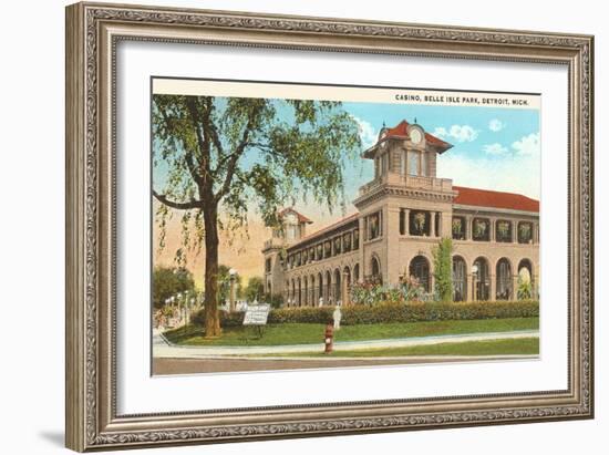 Casino, Belle Isle, Detroit, Michigan-null-Framed Premium Giclee Print