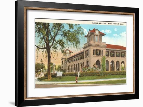 Casino, Belle Isle, Detroit, Michigan-null-Framed Premium Giclee Print