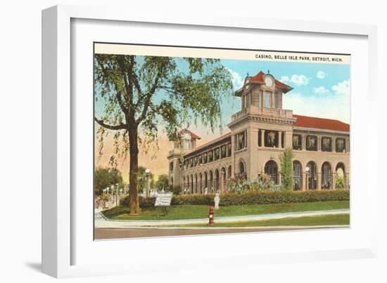 Casino, Belle Isle, Detroit, Michigan-null-Framed Premium Giclee Print