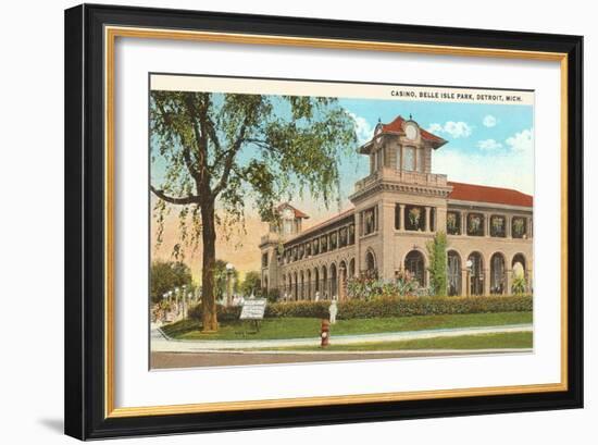 Casino, Belle Isle, Detroit, Michigan-null-Framed Premium Giclee Print