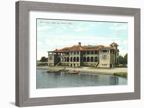 Casino, Belle Isle, Detroit, Michigan-null-Framed Art Print