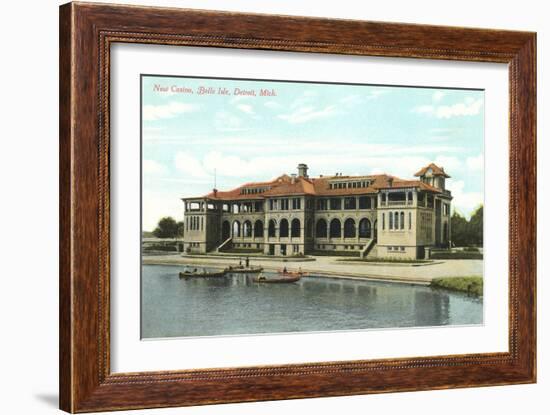 Casino, Belle Isle, Detroit, Michigan-null-Framed Art Print