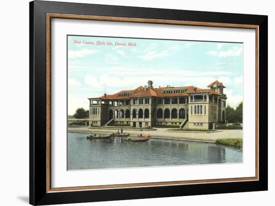 Casino, Belle Isle, Detroit, Michigan-null-Framed Art Print