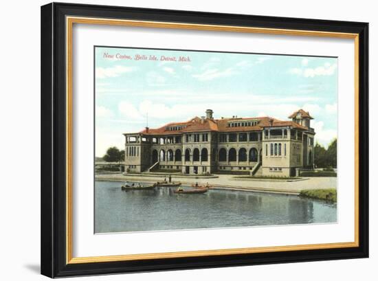 Casino, Belle Isle, Detroit, Michigan-null-Framed Art Print