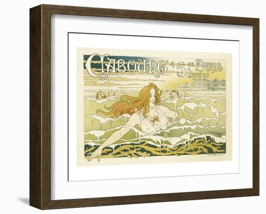 Casino de Cabourg a 5 Heures de Paris-Privat Livemont-Framed Art Print