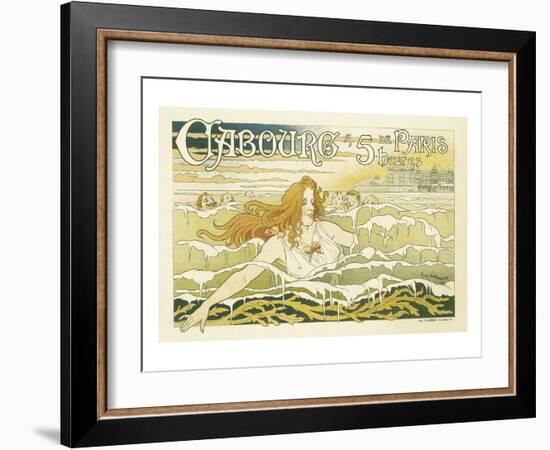 Casino de Cabourg a 5 Heures de Paris-Privat Livemont-Framed Art Print