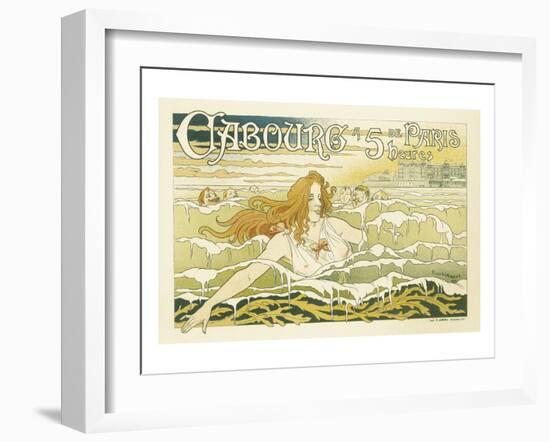 Casino de Cabourg a 5 Heures de Paris-Privat Livemont-Framed Art Print