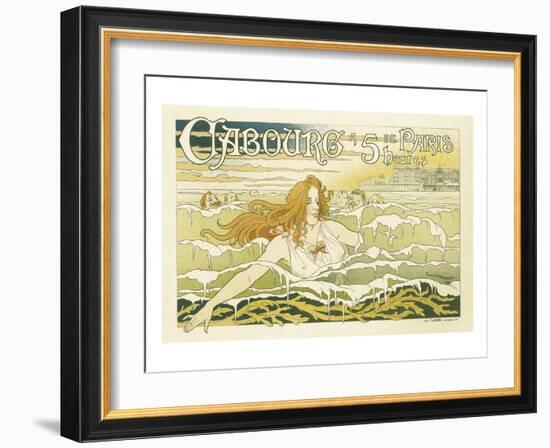 Casino de Cabourg a 5 Heures de Paris-Privat Livemont-Framed Art Print