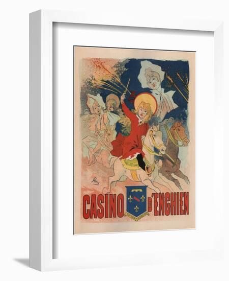 Casino De Enghien-Jules Chéret-Framed Premium Giclee Print