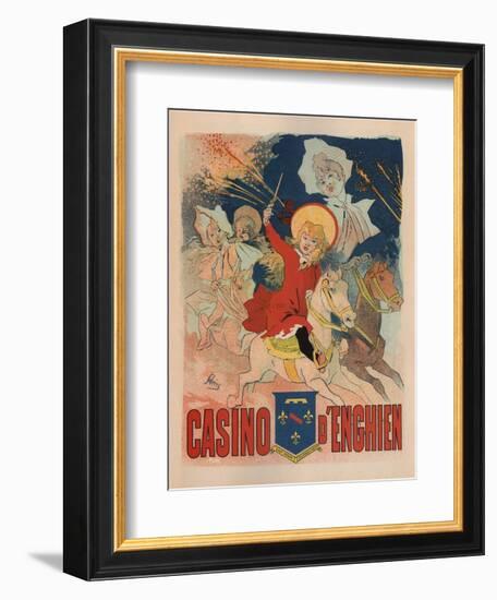 Casino De Enghien-Jules Chéret-Framed Premium Giclee Print