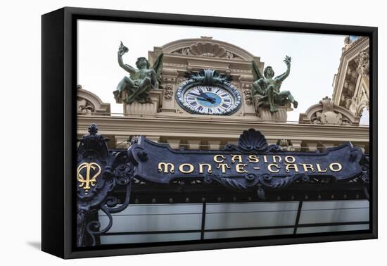 Casino De Monte-Carlo, Monaco, Cote D'Azur, Europe-Amanda Hall-Framed Premier Image Canvas