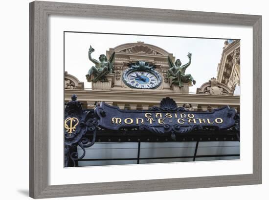 Casino De Monte-Carlo, Monaco, Cote D'Azur, Europe-Amanda Hall-Framed Photographic Print