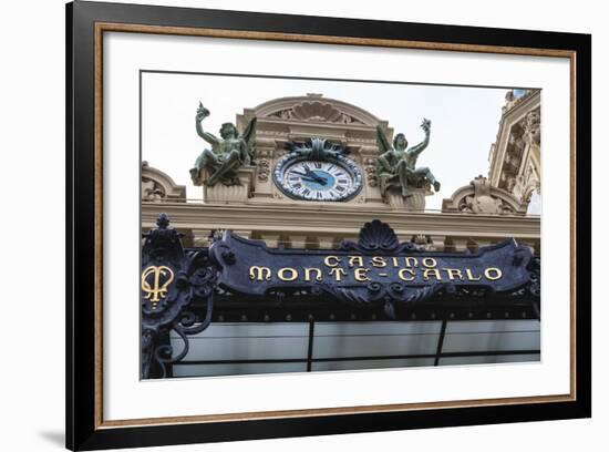 Casino De Monte-Carlo, Monaco, Cote D'Azur, Europe-Amanda Hall-Framed Photographic Print