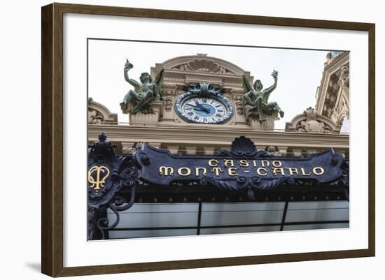 Casino De Monte-Carlo, Monaco, Cote D'Azur, Europe-Amanda Hall-Framed Photographic Print