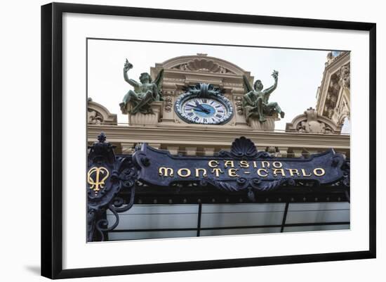 Casino De Monte-Carlo, Monaco, Cote D'Azur, Europe-Amanda Hall-Framed Photographic Print