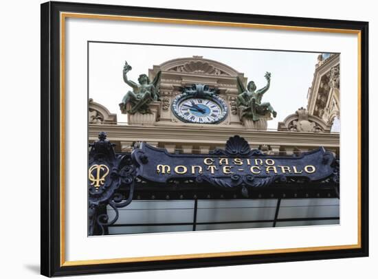 Casino De Monte-Carlo, Monaco, Cote D'Azur, Europe-Amanda Hall-Framed Photographic Print
