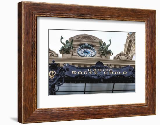 Casino De Monte-Carlo, Monaco, Cote D'Azur, Europe-Amanda Hall-Framed Photographic Print