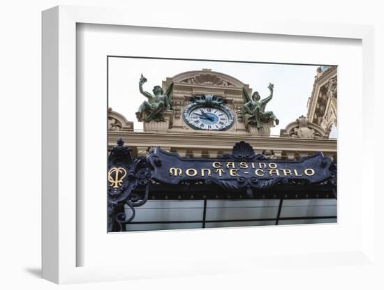 Casino De Monte-Carlo, Monaco, Cote D'Azur, Europe-Amanda Hall-Framed Photographic Print