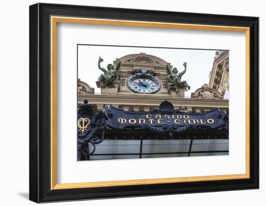 Casino De Monte-Carlo, Monaco, Cote D'Azur, Europe-Amanda Hall-Framed Photographic Print