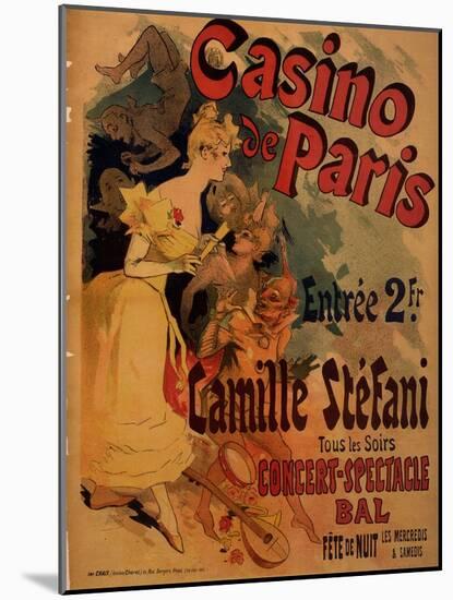 Casino De Paris; Camille Stefani-Jules Chéret-Mounted Art Print