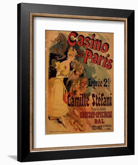 Casino De Paris; Camille Stefani-Jules Chéret-Framed Premium Giclee Print