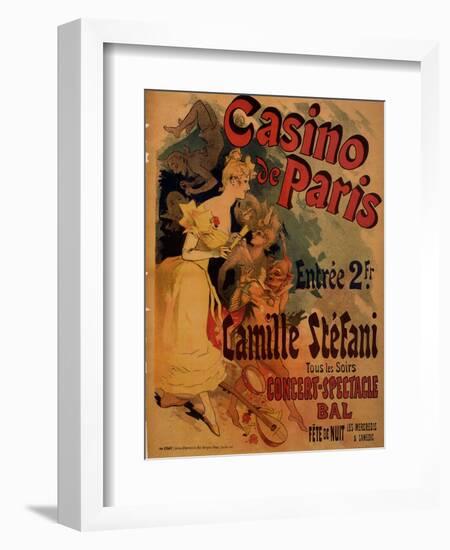 Casino De Paris; Camille Stefani-Jules Chéret-Framed Premium Giclee Print