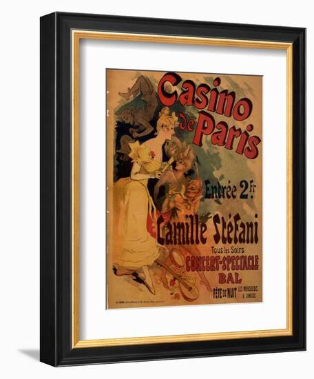 Casino De Paris; Camille Stefani-Jules Chéret-Framed Premium Giclee Print