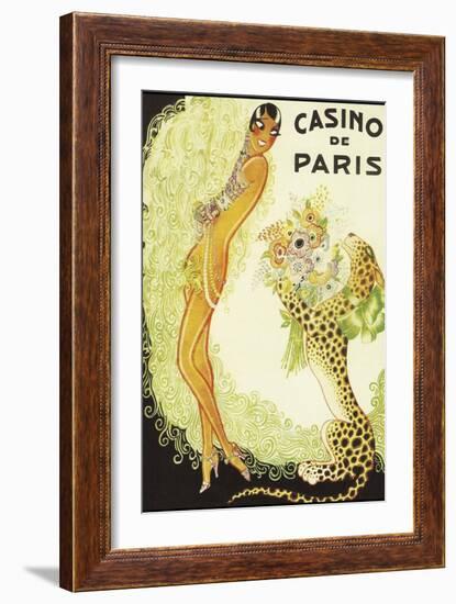 Casino de Paris, Leopard-Vintage Apple Collection-Framed Giclee Print