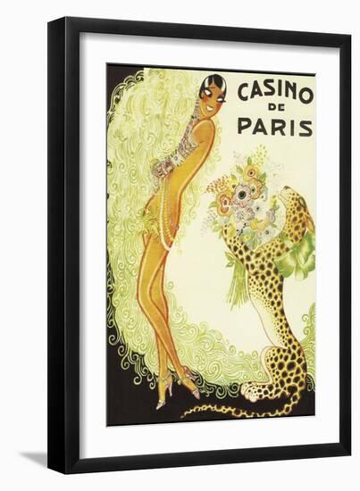 Casino de Paris, Leopard-Vintage Apple Collection-Framed Giclee Print