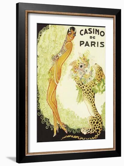 Casino de Paris, Leopard-Vintage Apple Collection-Framed Giclee Print