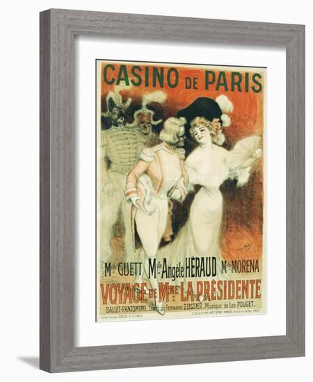 Casino De Paris Poster-Georges Redon-Framed Giclee Print