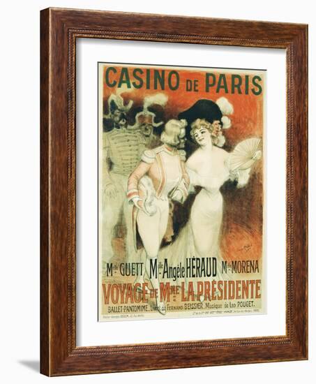 Casino De Paris Poster-Georges Redon-Framed Giclee Print