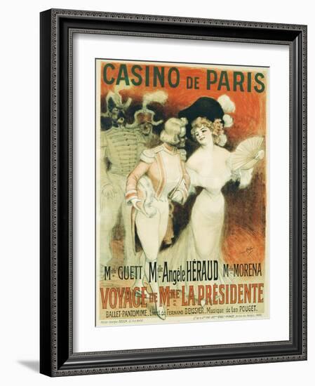 Casino De Paris Poster-Georges Redon-Framed Giclee Print