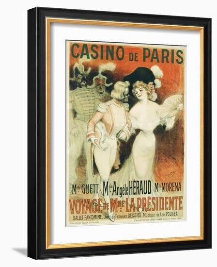 Casino De Paris Poster-Georges Redon-Framed Giclee Print