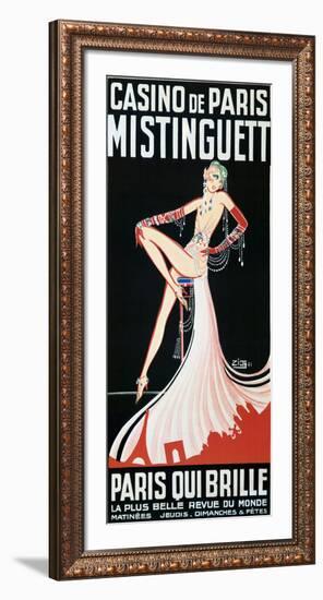 Casino de Paris-Zig (Louis Gaudin)-Framed Art Print