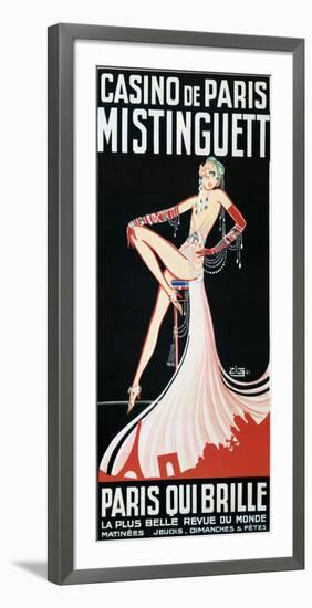 Casino de Paris-Zig (Louis Gaudin)-Framed Art Print