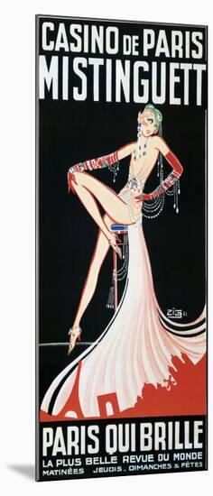 Casino de Paris-Zig (Louis Gaudin)-Mounted Art Print