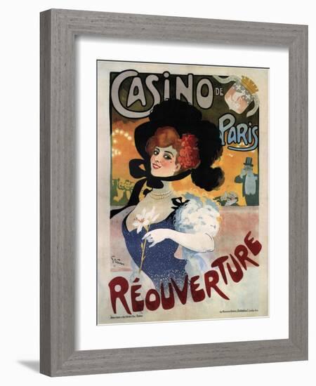 Casino De Paris-Jules Alexandre Grun-Framed Art Print