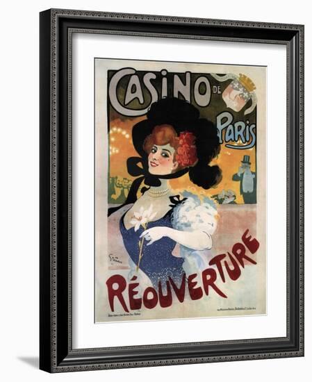 Casino De Paris-Jules Alexandre Grun-Framed Art Print