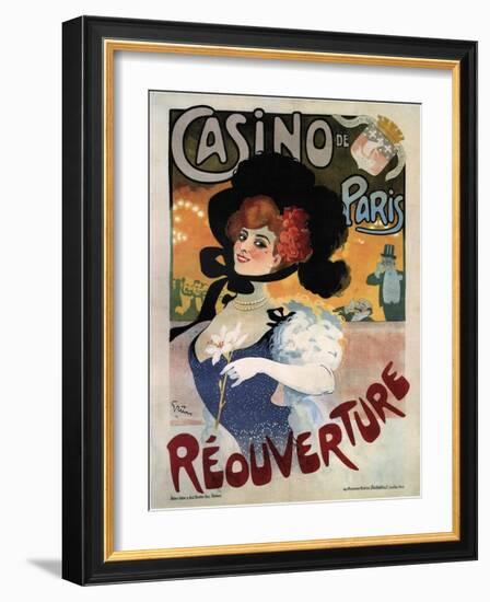 Casino De Paris-Jules Alexandre Grun-Framed Art Print