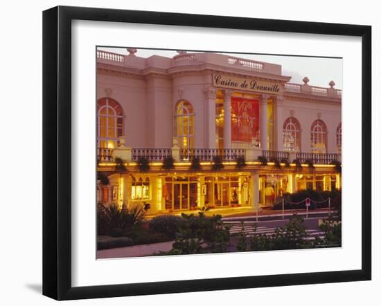 Casino, Deauville, Cote Fleurie, Calvados, Basse Normandie (Normandy), France, Europe-David Hughes-Framed Photographic Print