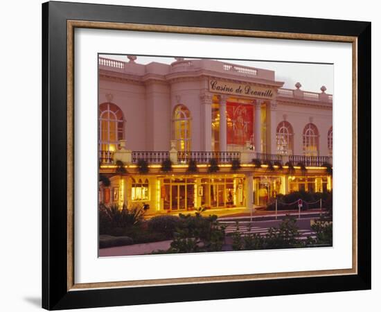 Casino, Deauville, Cote Fleurie, Calvados, Basse Normandie (Normandy), France, Europe-David Hughes-Framed Photographic Print