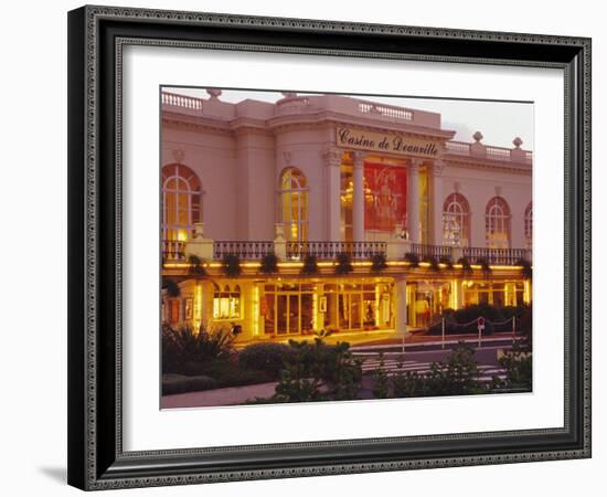 Casino, Deauville, Cote Fleurie, Calvados, Basse Normandie (Normandy), France, Europe-David Hughes-Framed Photographic Print