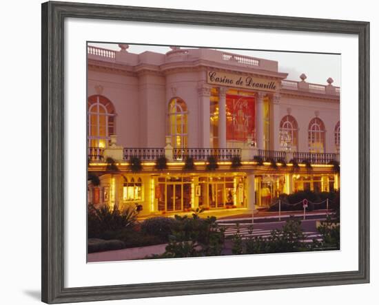 Casino, Deauville, Cote Fleurie, Calvados, Basse Normandie (Normandy), France, Europe-David Hughes-Framed Photographic Print