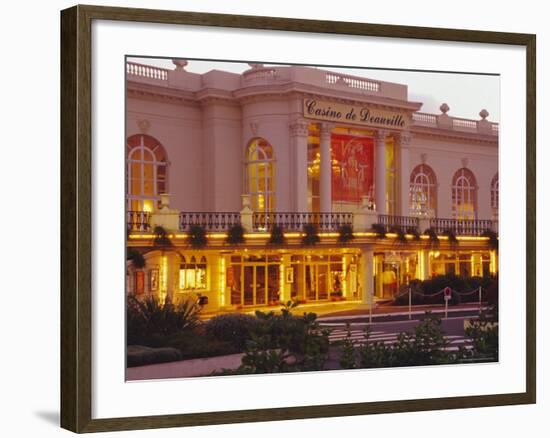 Casino, Deauville, Cote Fleurie, Calvados, Basse Normandie (Normandy), France, Europe-David Hughes-Framed Photographic Print