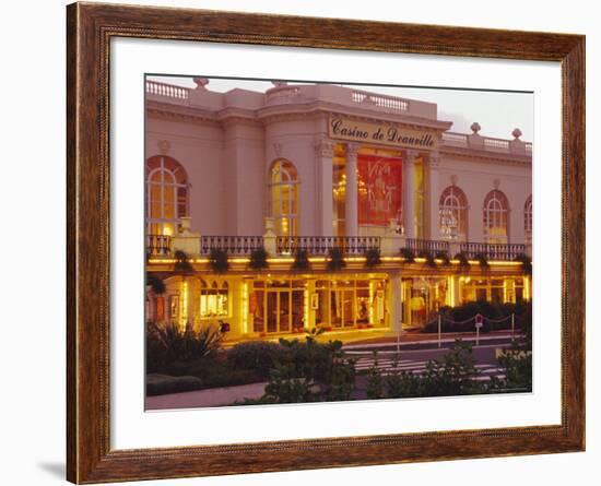 Casino, Deauville, Cote Fleurie, Calvados, Basse Normandie (Normandy), France, Europe-David Hughes-Framed Photographic Print