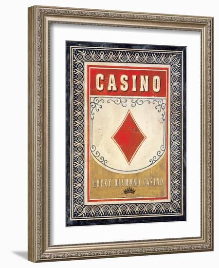 Casino Diamond-Angela Staehling-Framed Art Print