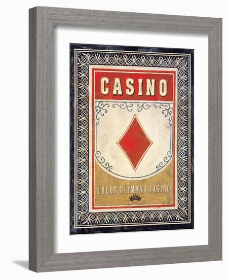 Casino Diamond-Angela Staehling-Framed Art Print