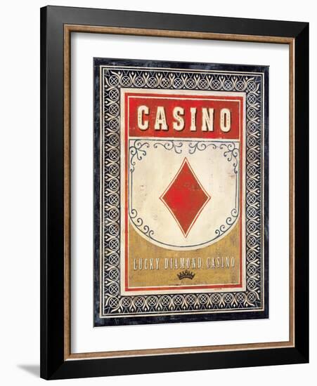 Casino Diamond-Angela Staehling-Framed Art Print