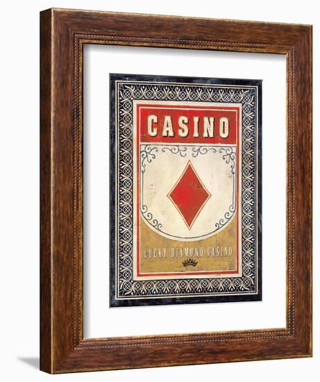 Casino Diamond-Angela Staehling-Framed Art Print